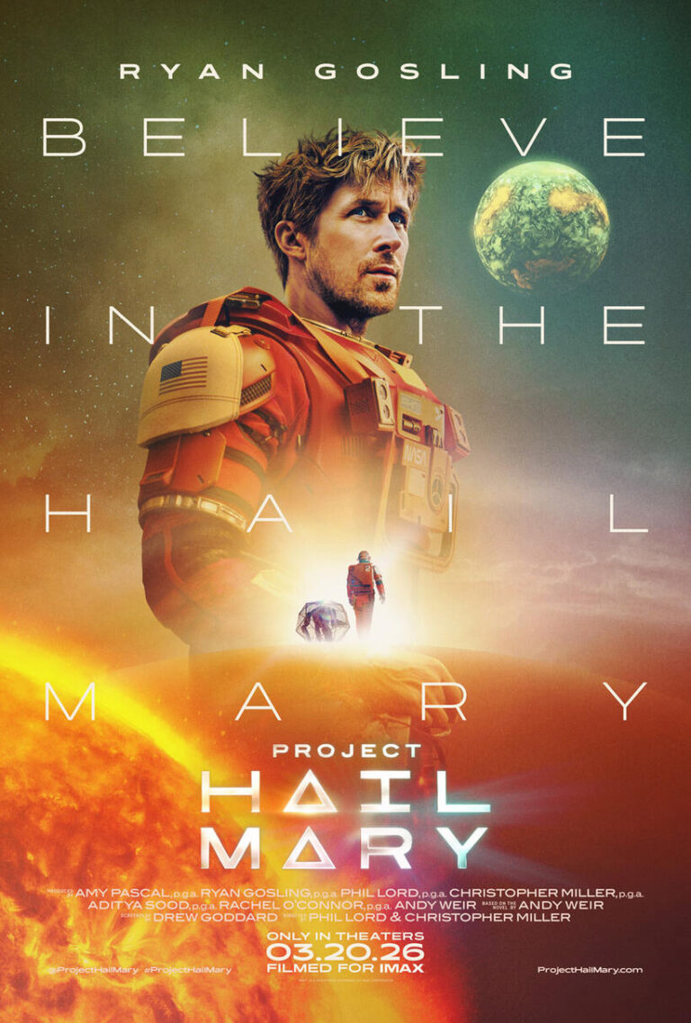 Poster art for Project Hail Mary movie