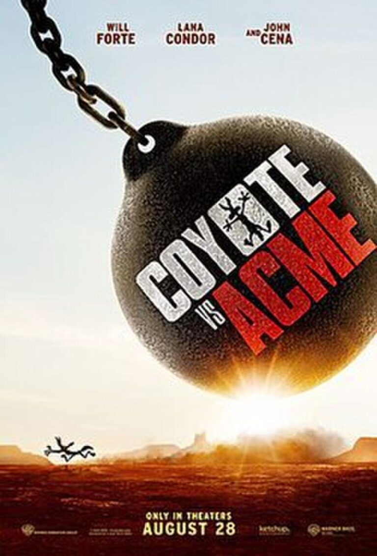 Poster art for "Coyote vs. ACME" movie